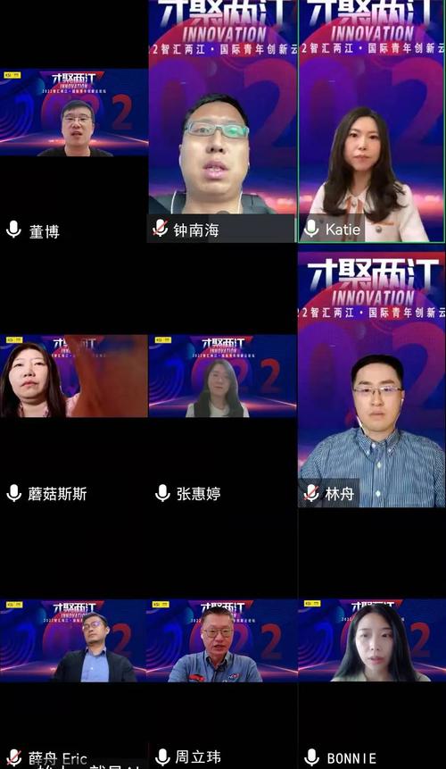 才聚两江2022智汇两江国际青年创新云论坛在线上成功举办