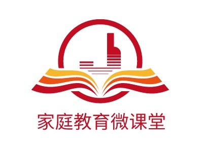 家庭教育微课堂logo标志设计