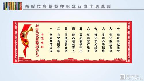 《新时代高校教师职业行为十项准则》ppt