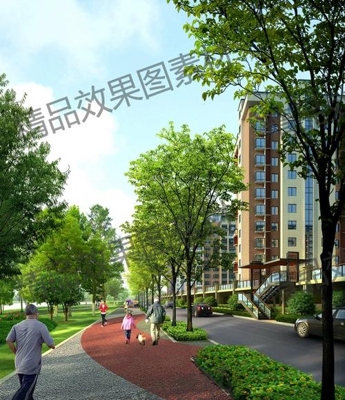 全新室外景观ps效果图psd分层后期素材 公园广场建筑配景苏州园林