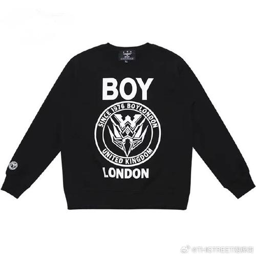 国内现货boy london品牌#韩版潮牌春季休闲宽松纯棉男女同款套头卫衣