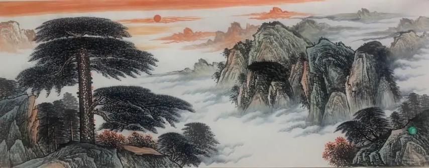 大师们画了10几天作品一一天合之作