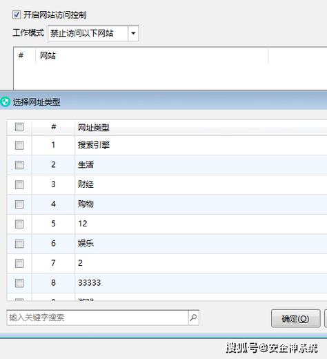 网络访问控制:可以限制员工访问特定的网站或域名,防止员工访问不良