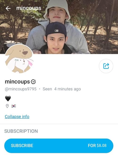 珉澈超话《mincoups频道回顾实录》*网07情侣博主设