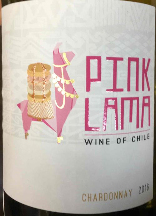 pink lama chardonnay, chile