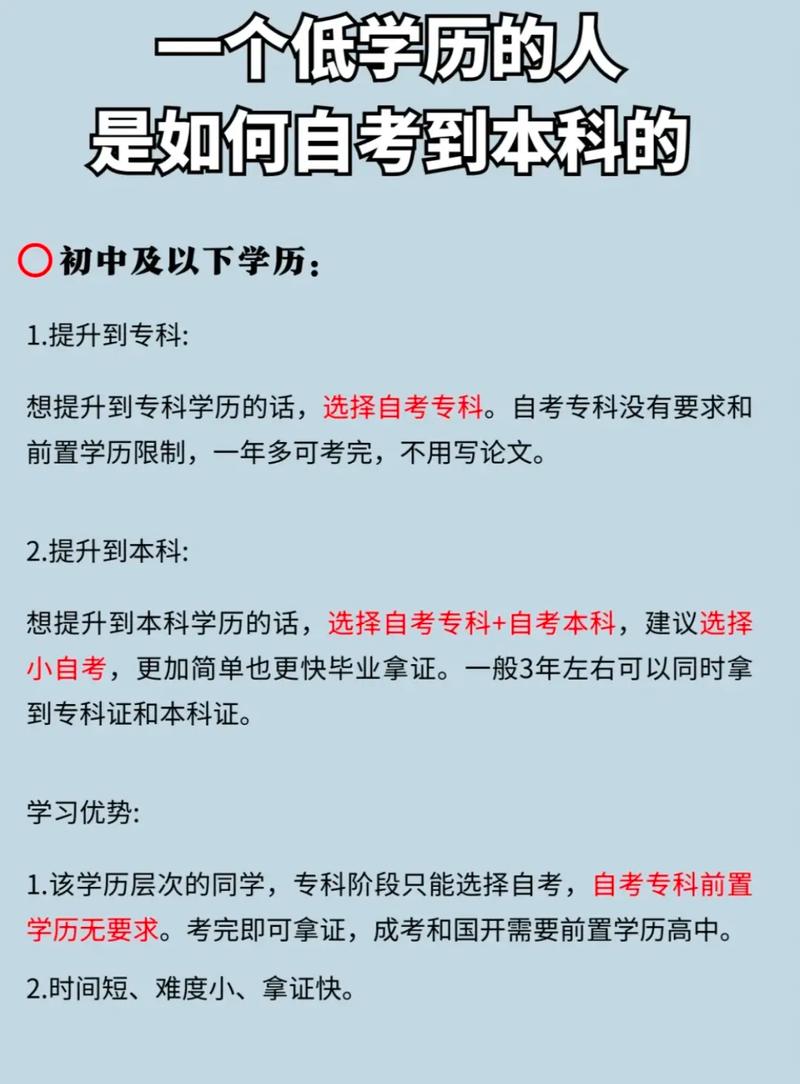 如何自考本科?应该这样做